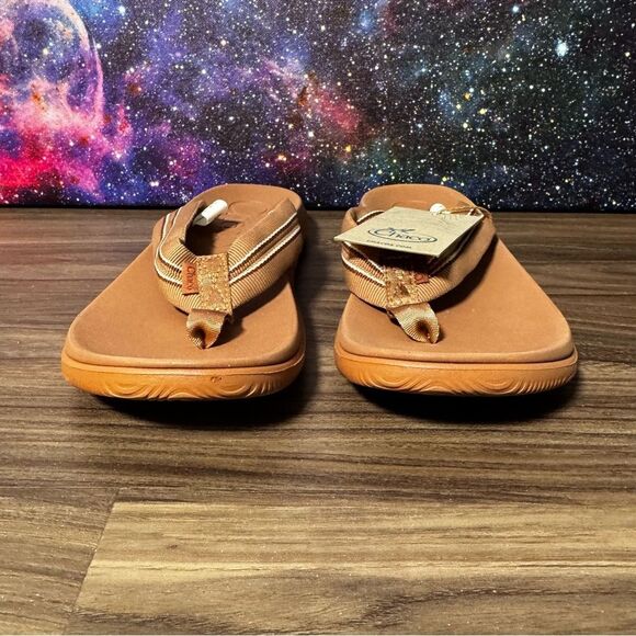 New! Chaco Womens Chillos Flip Sadie Clay Slip On Brown Thong Sandals Sz 7 NIB - Picture 2 of 7